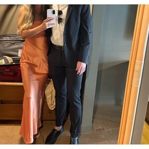 Elegant Orange Evening Gown- Worn Once